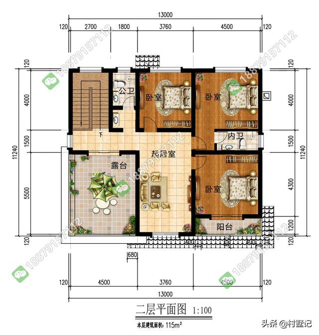 看了5千套别墅，还是这3栋别墅漂亮，25万建一栋，收藏图纸不迷路