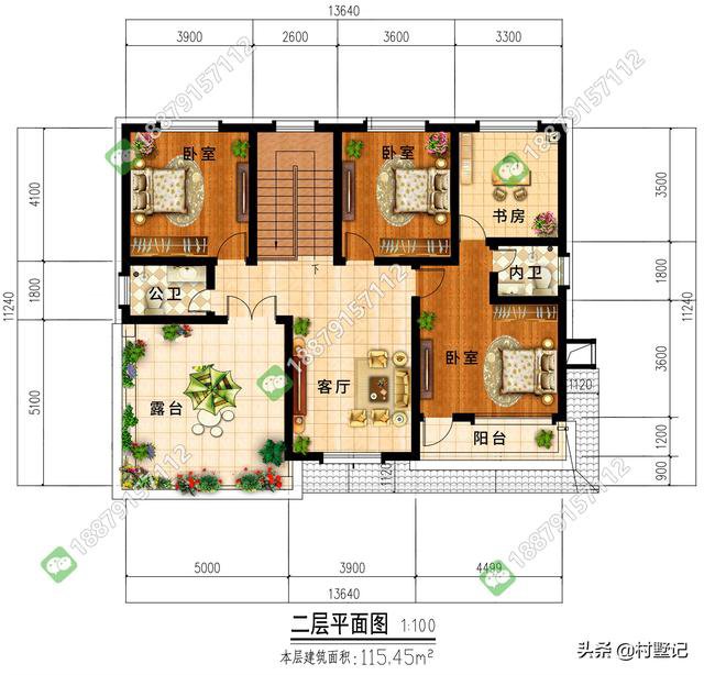 看了5千套别墅，还是这3栋别墅漂亮，25万建一栋，收藏图纸不迷路