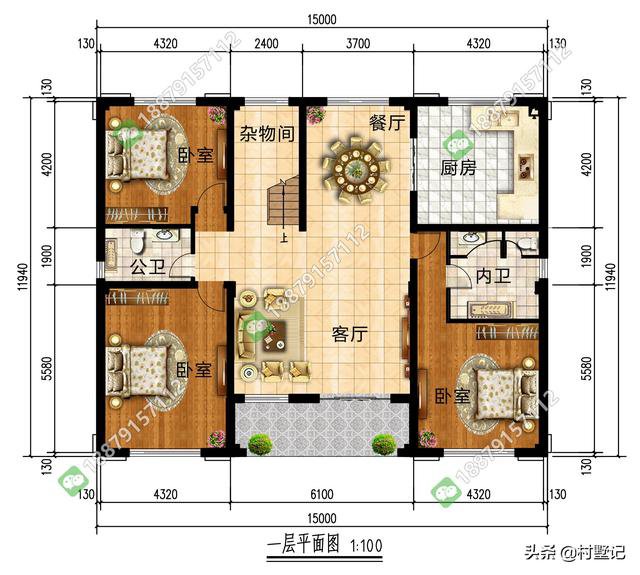 看了5千套别墅，还是这3栋别墅漂亮，25万建一栋，收藏图纸不迷路