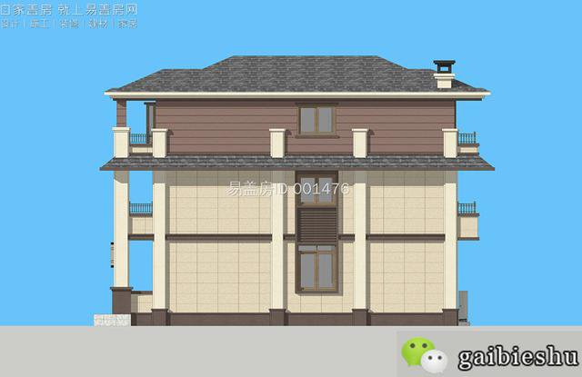54万三层2厅6卧浙江温岭梁家新中式别墅，每个卧室都是套房