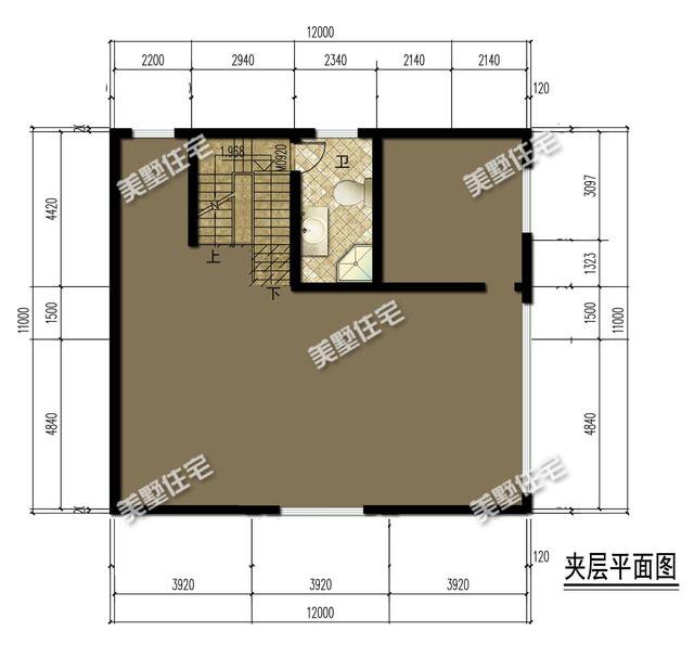 农村4栋简欧别墅，外观就已如此好看，室内布局更是没话说