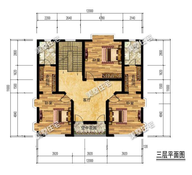 农村4栋简欧别墅，外观就已如此好看，室内布局更是没话说