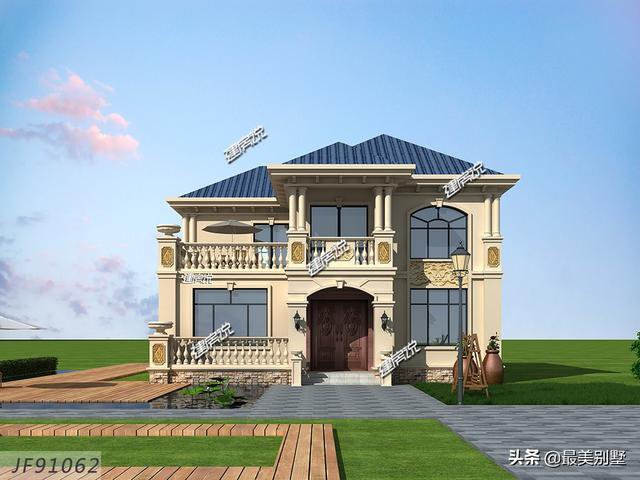 12×11米的欧式别墅，26万建一栋，村里人人都能建
