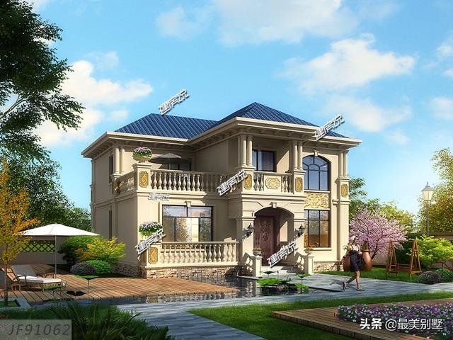 12×11米的欧式别墅，26万建一栋，村里人人都能建