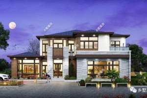 农村自建豪华别墅方案，气势恢宏好别墅。