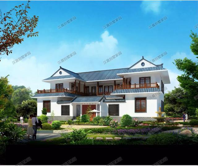 家里有矿才能住的上这套2层新中式别墅吧？
