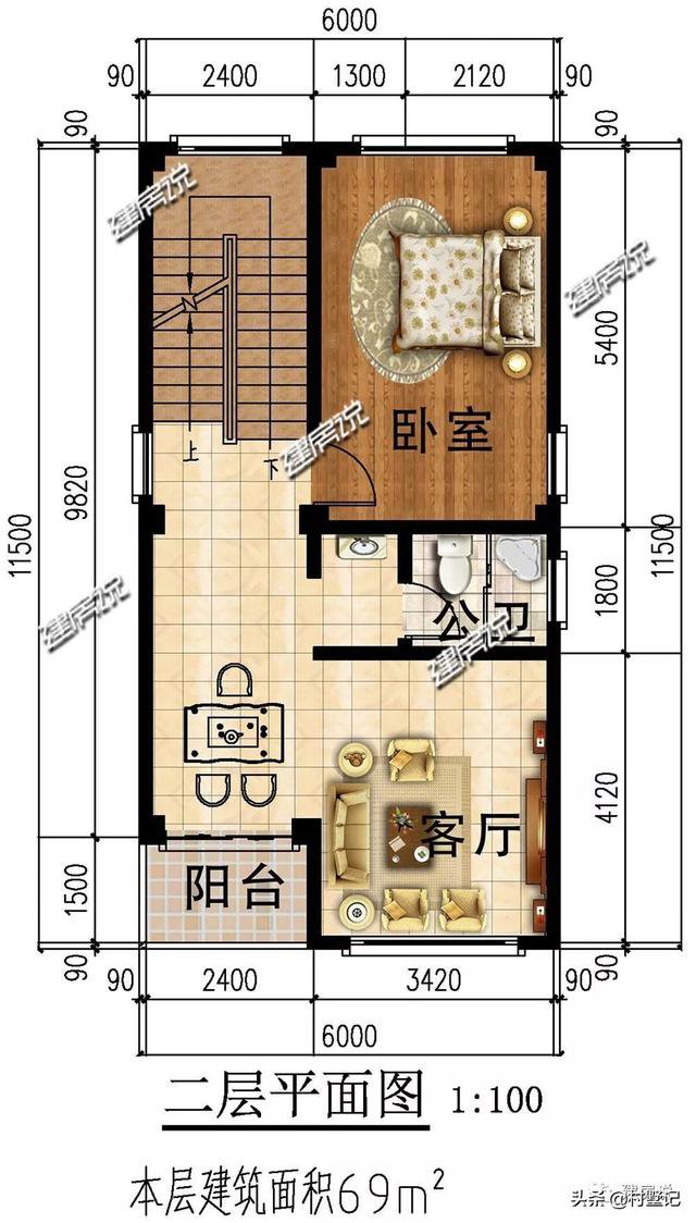 别小看了你家的宅基地，占地60平、花34万建现代风别墅！