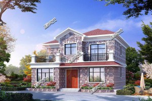 26万二层别墅设计图纸，这么漂亮不建一栋可惜了。