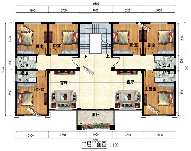 19.3×11.2米独栋双户别墅，新中式外观很大气，邻居都说不会过时