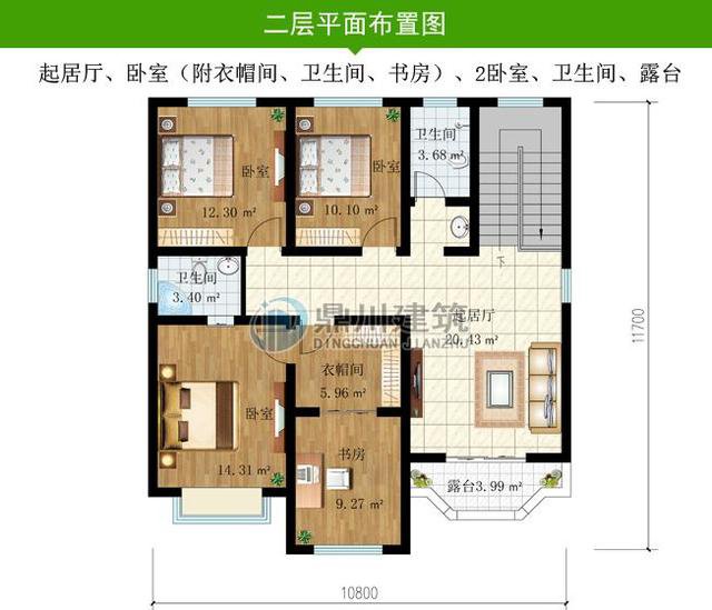 6套带堂屋新农村别墅，布局规整方便生活，适合农村环境的住宅