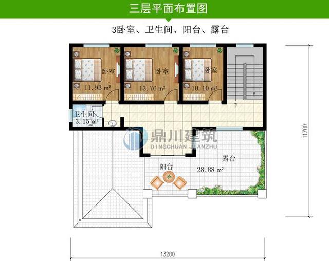 6套带堂屋新农村别墅，布局规整方便生活，适合农村环境的住宅