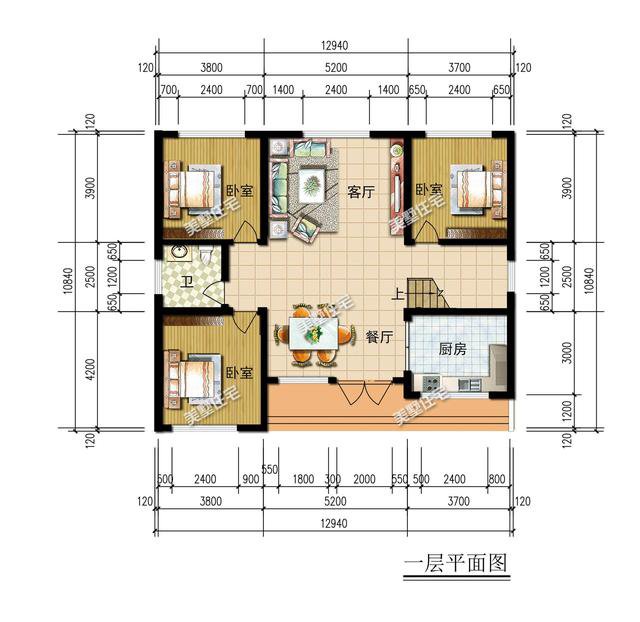 占地104平的现代风别墅，5间卧室带影视厅，造价仅需24万