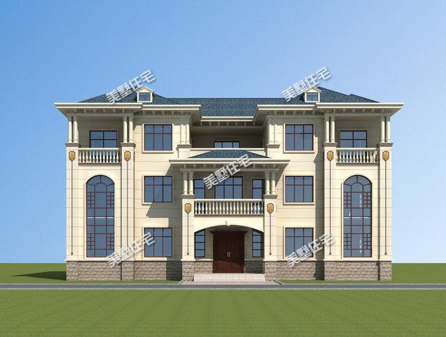 20x12米双拼别墅，家有兄弟就这样建房，气派实用有面子