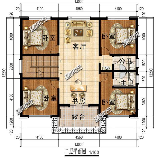 牛气十足的中式别墅，能在农村建一栋，你是真的牛