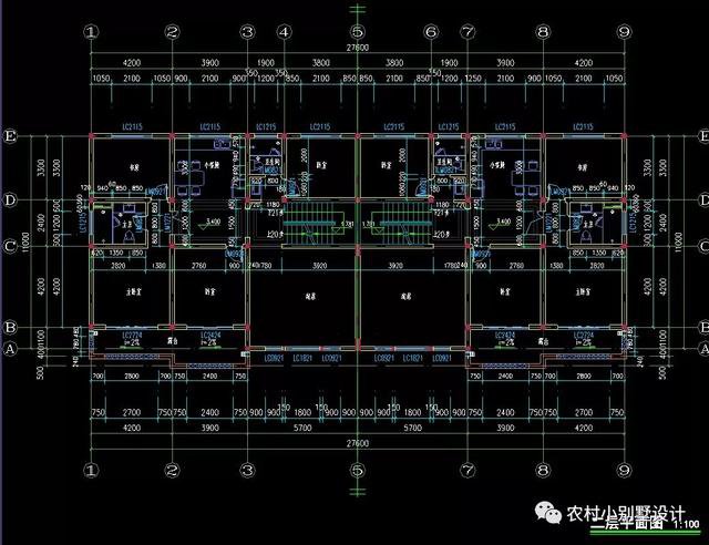 10款兄弟双拼别墅图纸，第1套28万，第3套60万，好想都回家建！