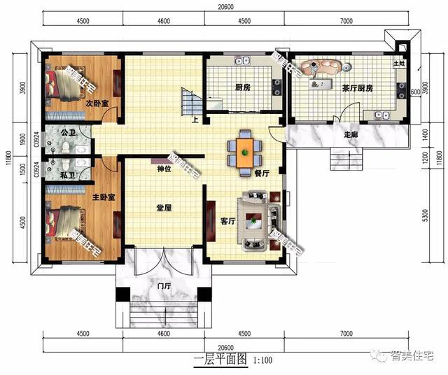 面宽20米多的6栋农村别墅，宅基地大任性建，老家房子你做主！