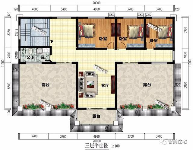 面宽20米多的6栋农村别墅，宅基地大任性建，老家房子你做主！