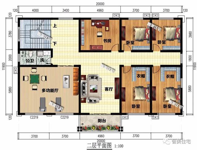 面宽20米多的6栋农村别墅，宅基地大任性建，老家房子你做主！