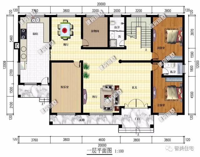 面宽20米多的6栋农村别墅，宅基地大任性建，老家房子你做主！