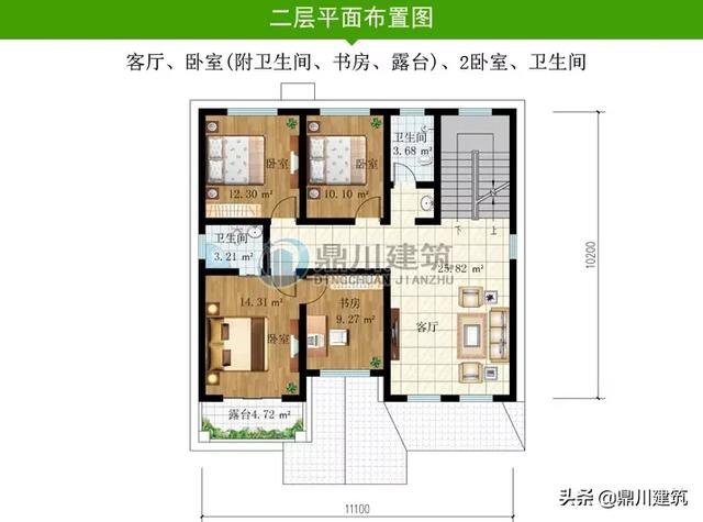 这6套新品别墅，外观新颖布局细腻，第2套占地76平造型却很大气