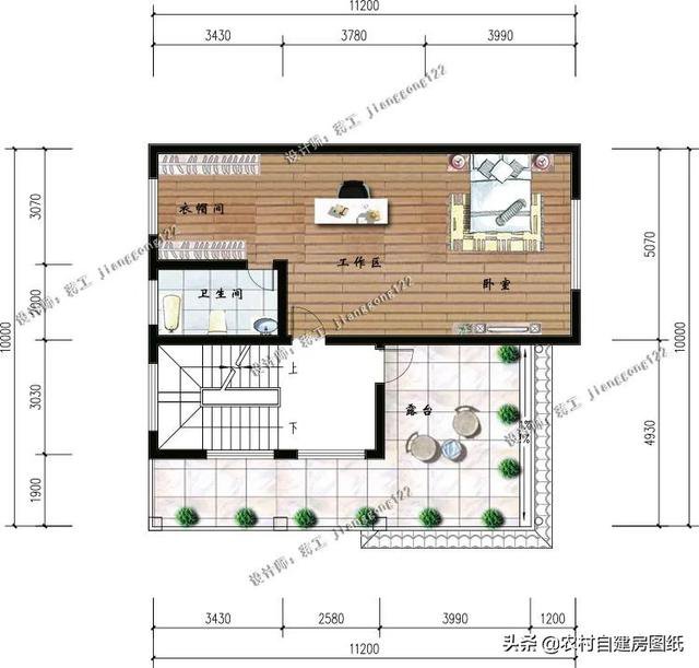 4款方方正正的农村别墅，10X10米还带院子，实用型和华丽款怎么选