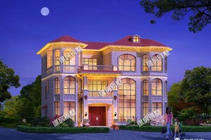 两栋农村自建别墅方案，造型美观精致。