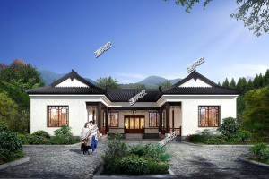 30万中式别墅设计案例，独具东方韵味。
