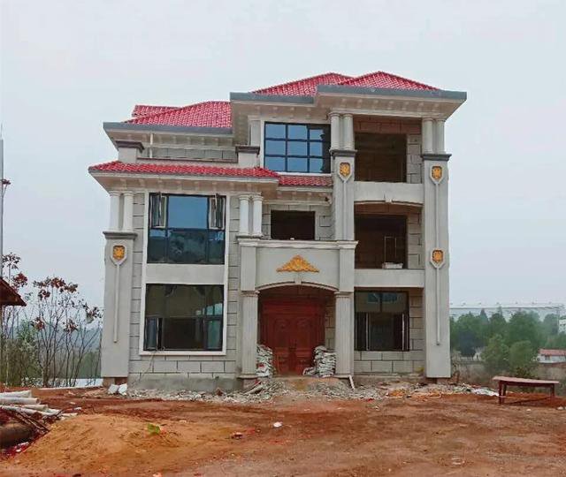 建房就得趁早，不要再犹犹豫豫，12款别墅实景，在农村太火了