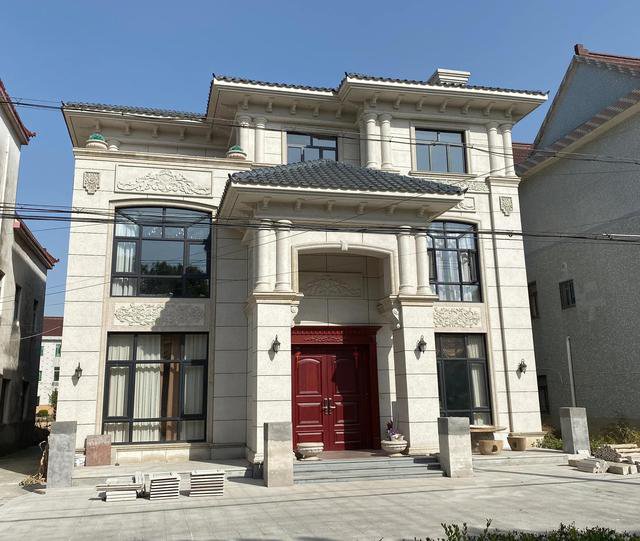 建房就得趁早，不要再犹犹豫豫，12款别墅实景，在农村太火了
