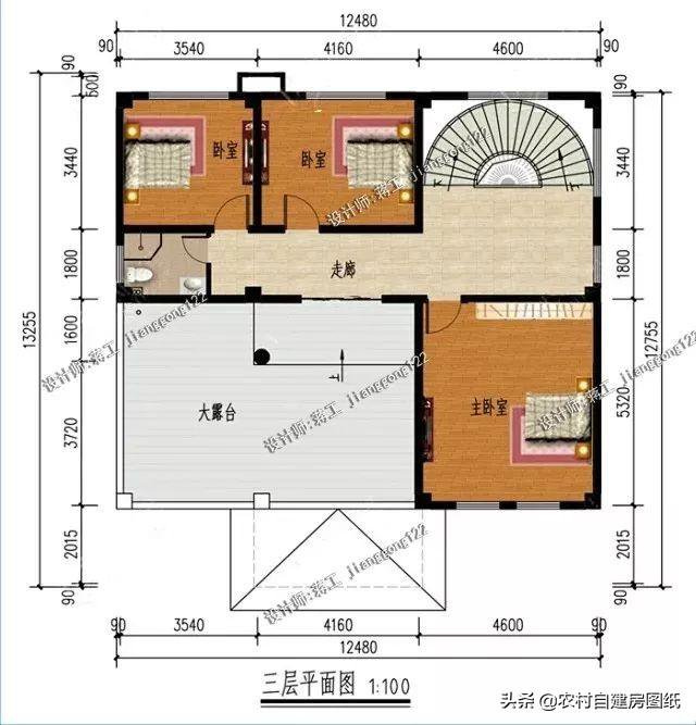 6款欧式三层农村别墅，150平地大不差钱，土豪们这样建房羡慕吗