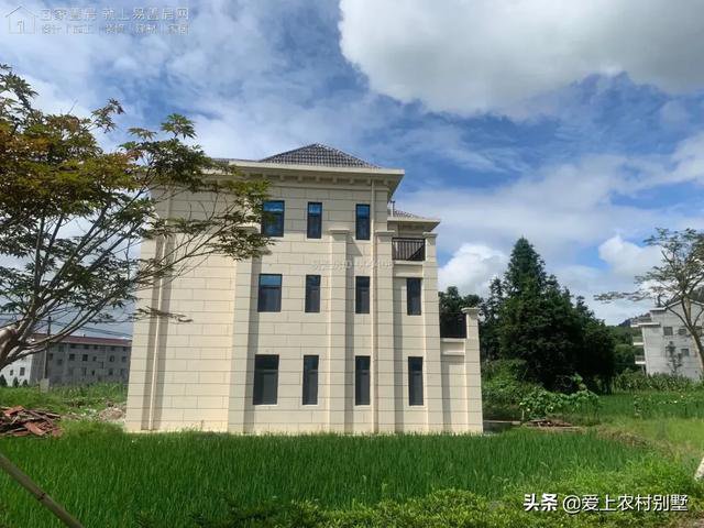 实拍丨浙江农村三层欧式风格别墅，宅基地适中、人口多的可以参考