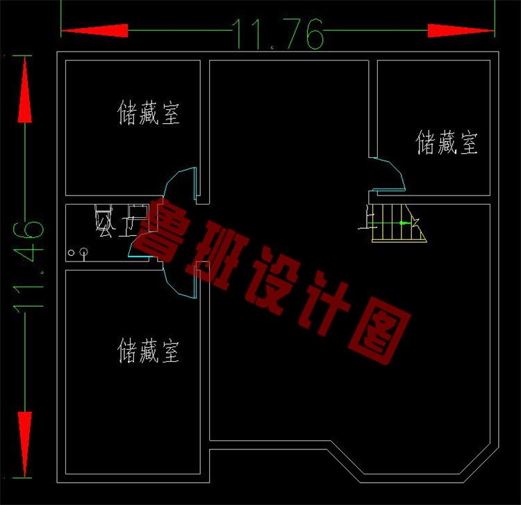 二层欧式别墅地下室户型方案