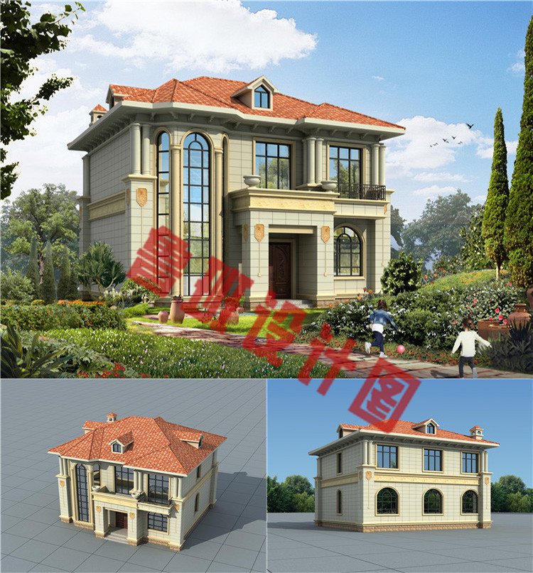 二层欧式复式别墅设计图