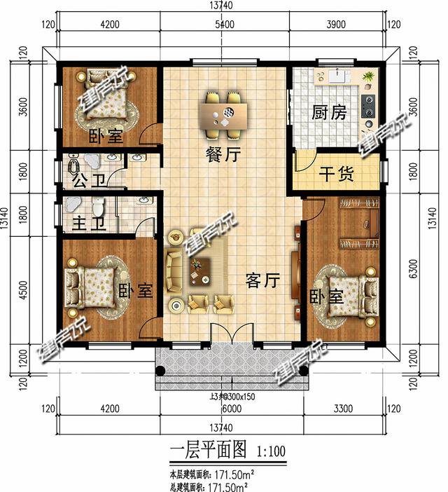 养老房预算20万左右的看过来，3套别墅图纸，一套比一套便宜