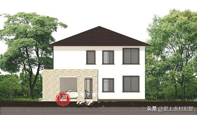 这款两层带车库现代别墅，造价20万以内，错过实在可惜
