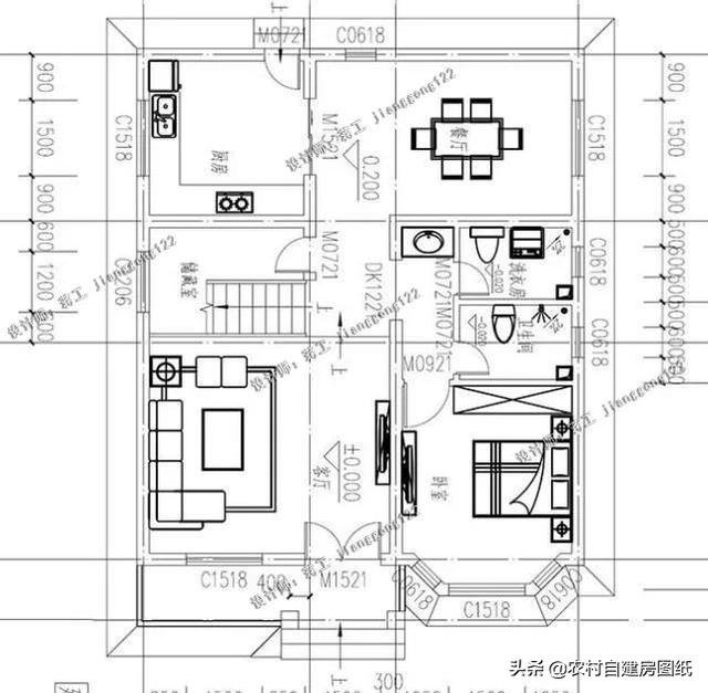 3款小户型三层别墅 90平100平120平，主体30万内就能搞定