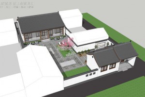 农村庭院别墅设计图纸，超美古朴小院成全村焦点。