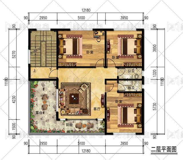 90后开始盖别墅了，占地110平带大露台，城里姑娘看了都心动