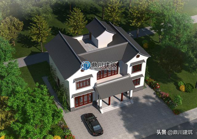 7套中式风别墅，经典实用百看不厌，最经济的一套只要22万