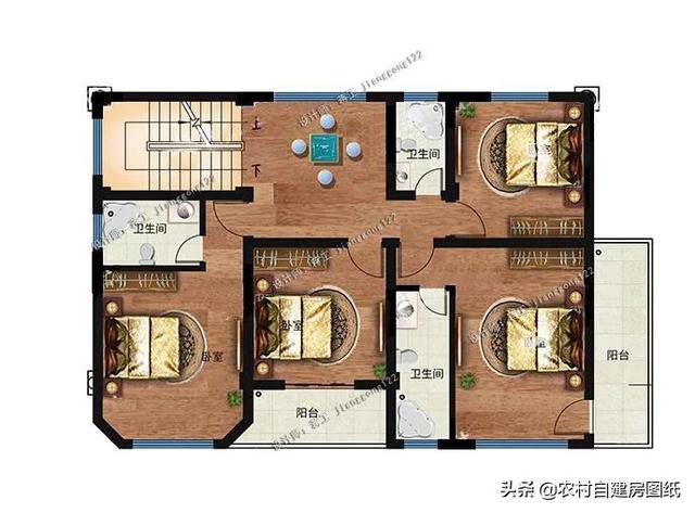 2020年新品二层别墅，进深仅7米，空间利用率达到了90%