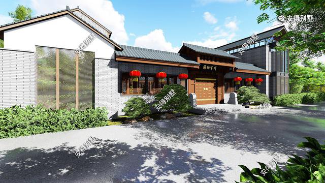 这四合院设计太美了，10款新中式四合院别墅，值得收藏起来慢慢看