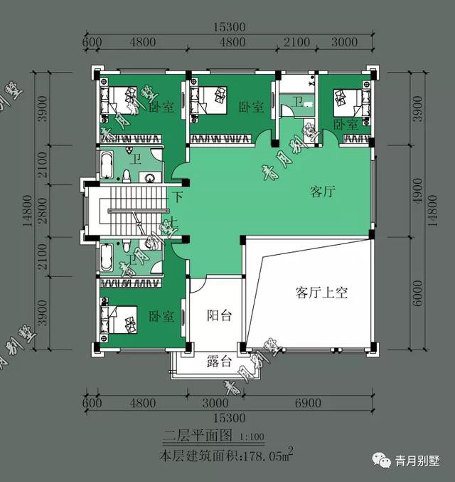 15.3×14.8米三层法式小别墅，优雅浪漫，给生活增添色彩