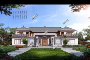 中式别墅设计案例，住进别墅生活美滋滋。