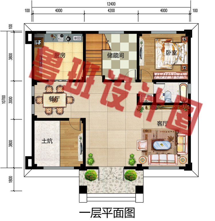 新中式三层自建房屋设计图，非常精致的一款小洋楼