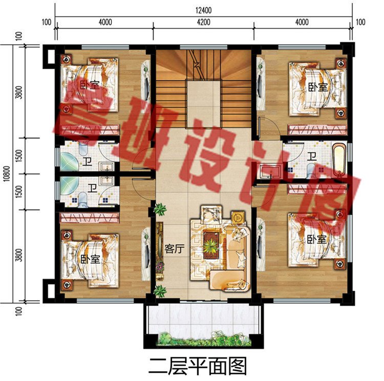 新中式三层自建房屋设计图，非常精致的一款小洋楼