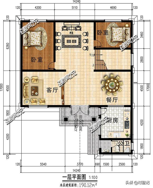 带庭院、复式楼的欧式别墅，奢华感加倍，住得舒服家庭也幸福