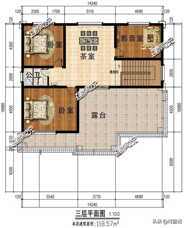 带庭院、复式楼的欧式别墅，奢华感加倍，住得舒服家庭也幸福