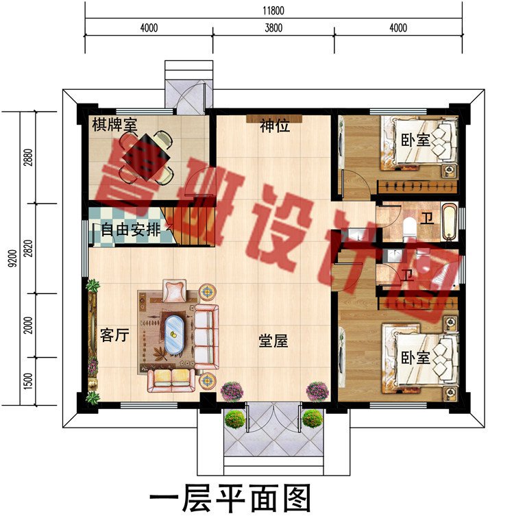 新中式三层民房别墅小楼设计图，外观低调大方，造型精美