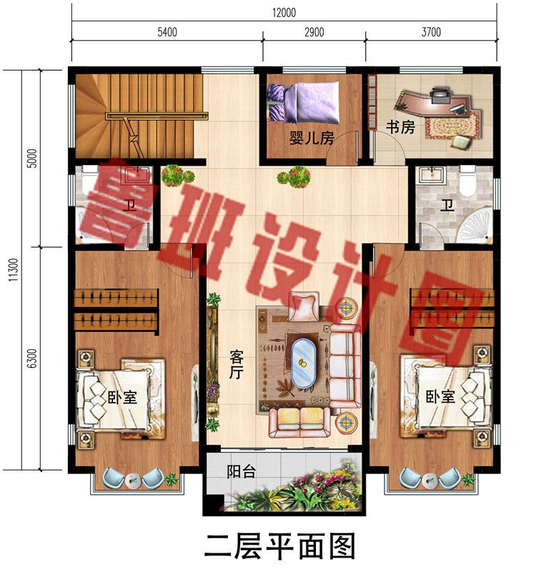 大气新中式农村三层楼房别墅设计图，外观图片漂亮，带阳光房