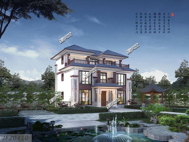 地摊摆的好，下面这22款占地120平的别墅，随你挑